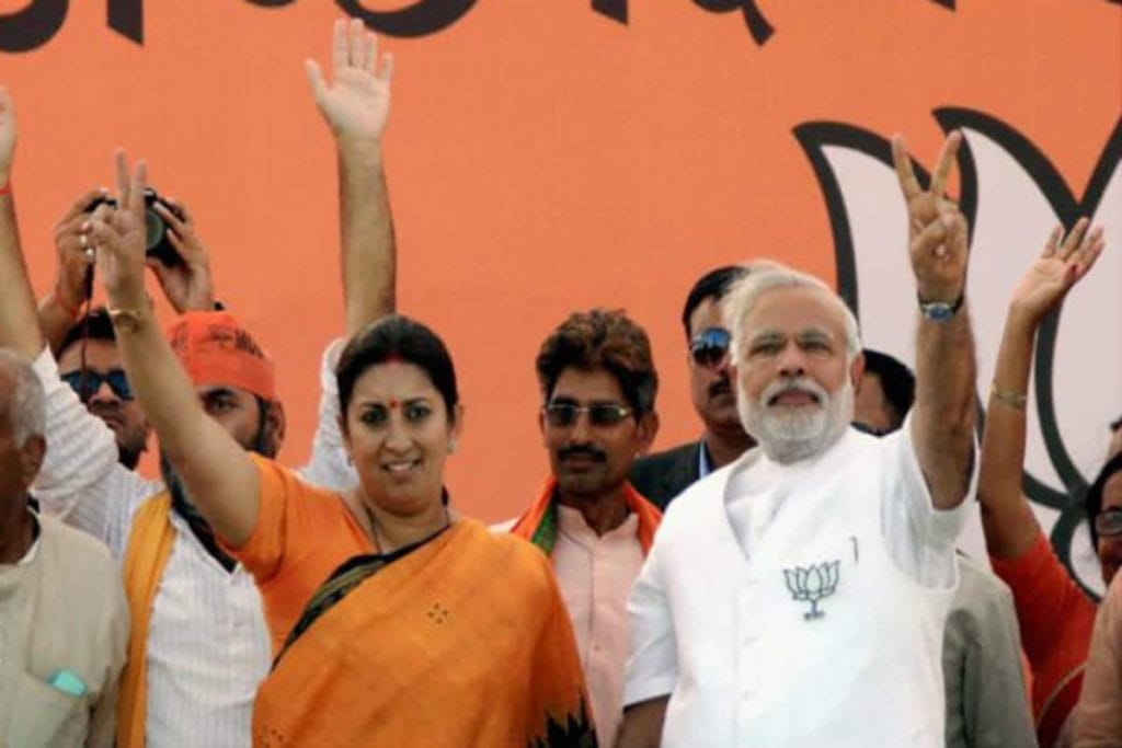 INC in 2013 said a tea seller can never become a PM: Irani on PM Modi.