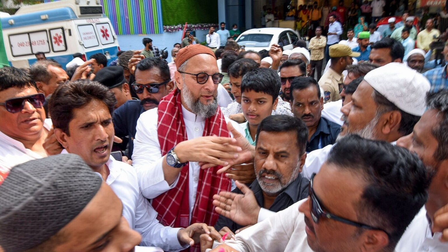 Asaduddin Owaisi’s ‘Rehan beef shop zindabad’ video in Hyderabad courts controversy.