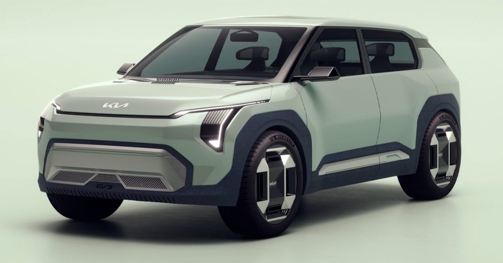 Kia EV3 teaser: A sleek and stylish SUV