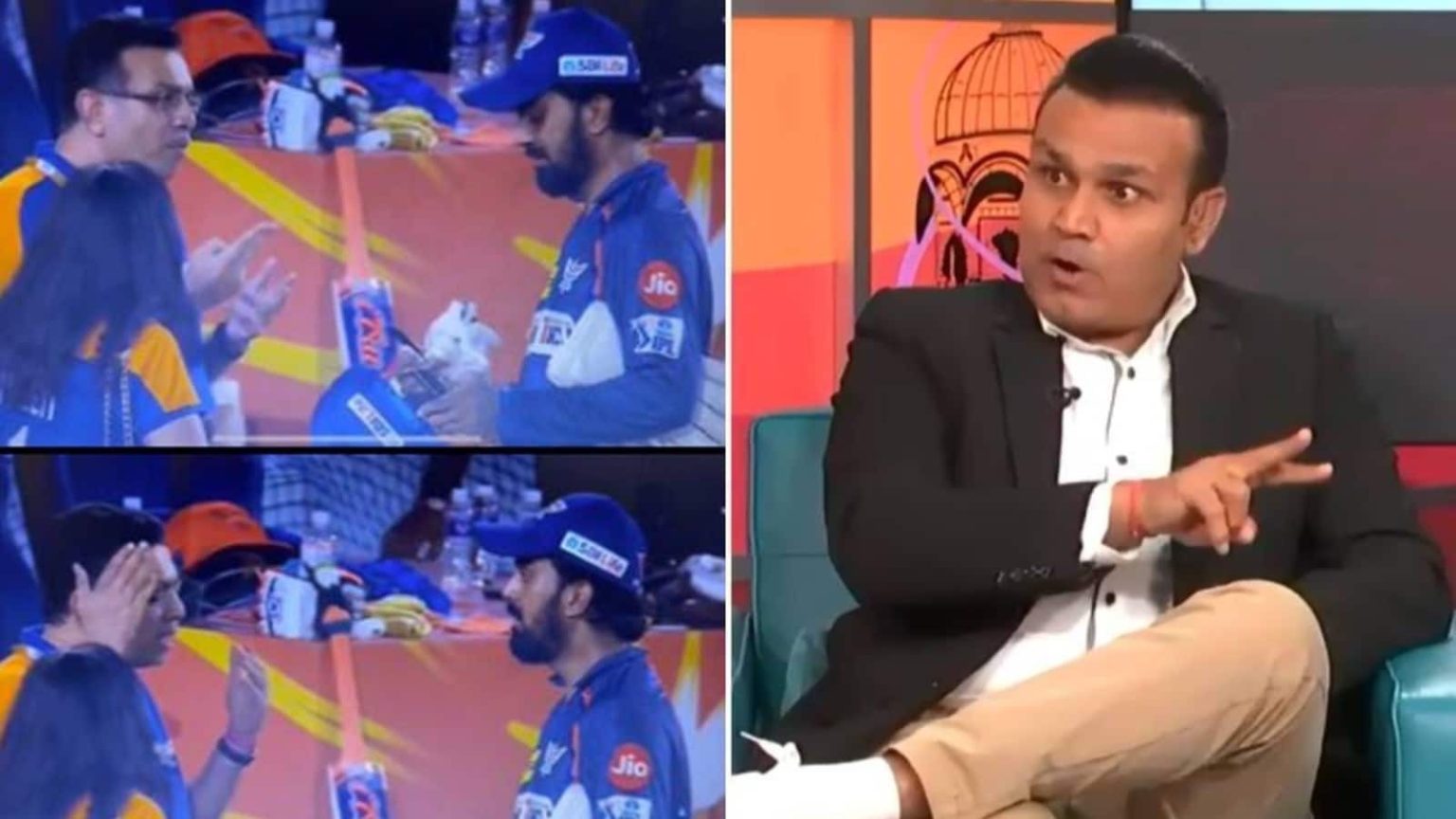 ‘What’s bothering him? He’s earning a 400-crore profit’: Sehwag’s bashes LSG owner Sanjiv Goenka’s act against KL Rahul.