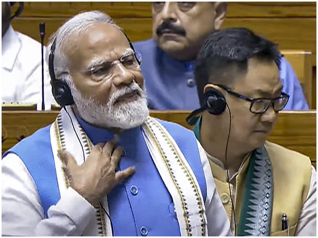 ‘Balak buddhi, tumse na ho paaega’: PM Modi takes jibe at Rahul Gandhi in Lok Sabha.