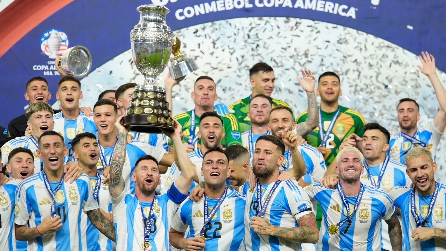 Lautaro Martinez’s late strike fires Argentina to record 16th Copa America title, beat Colombia 1-0 in extra-time.