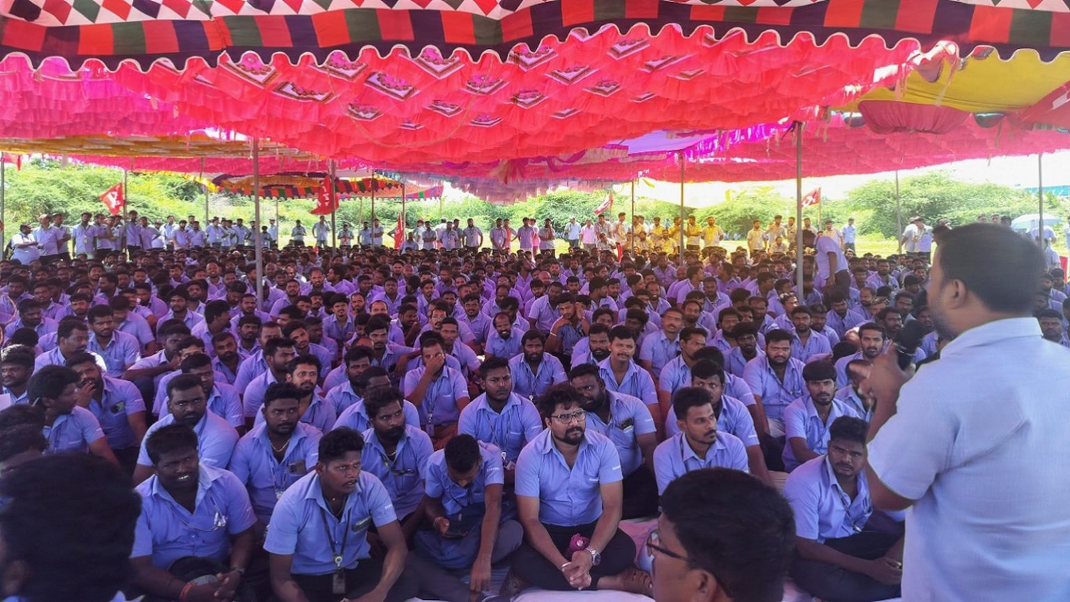 Samsung India workers’ strike: Production affected ahead of festive season.