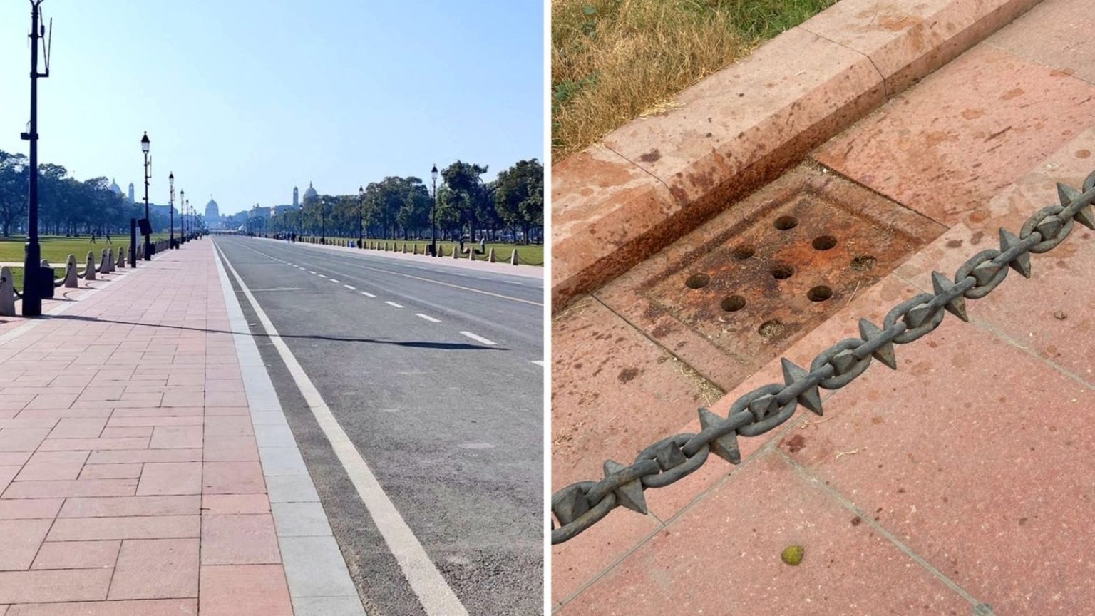 India Gate’s Kartavya Path stained with gutkha spits?