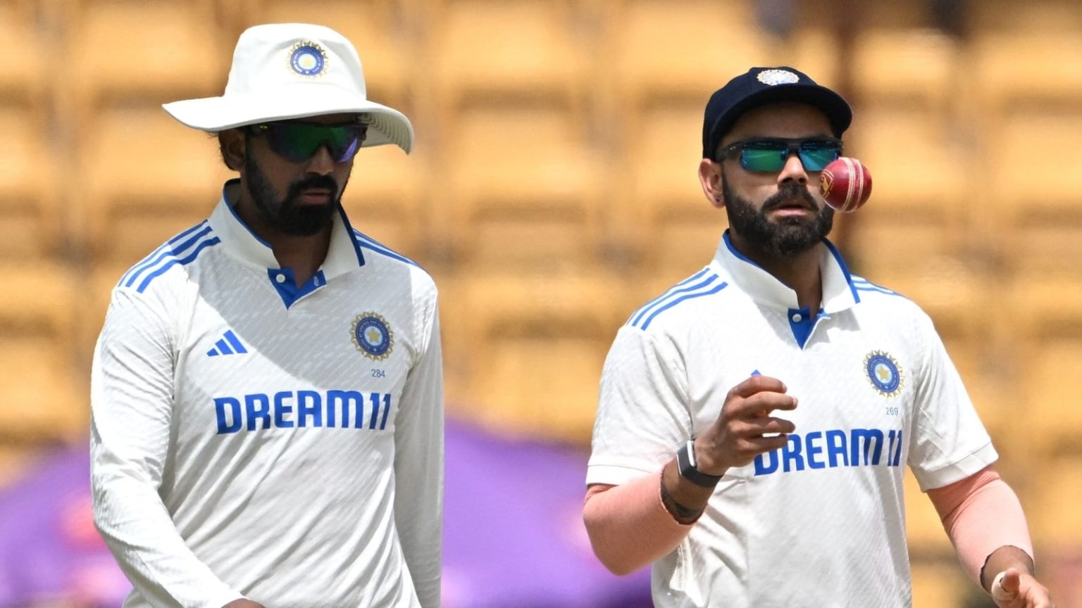 Virat Kohli tells BCCI he can’t play Delhi’s Ranji Trophy game because of neck stiffness, KL Rahul carrying elbow niggle.