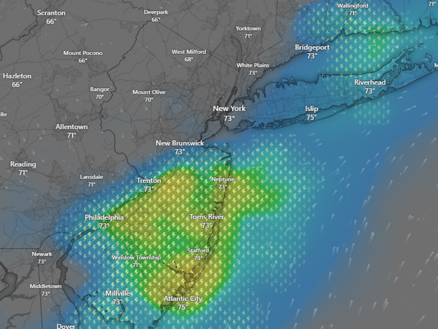 New York, New Jersey flooding update: Extreme weather warnings live tracker map.