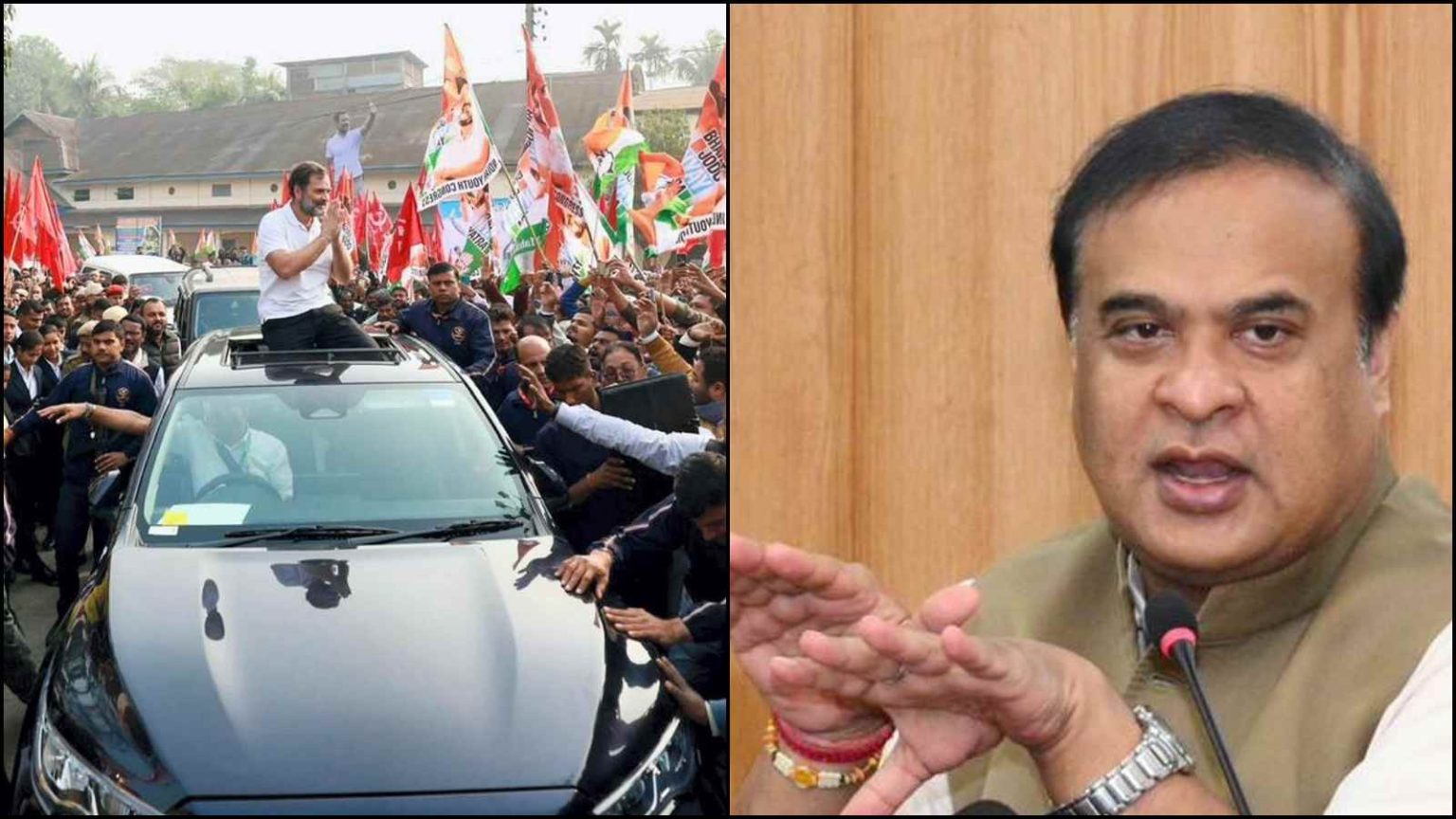 Rahul Gandhi says Himanta will be in jail after Cong forms govt; CM hits back.