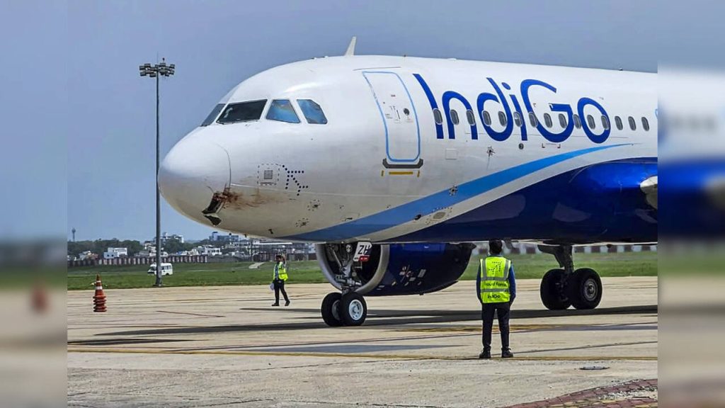 Ahmedabad-Diu IndiGo flight aborts takeoff after engine catches fire.