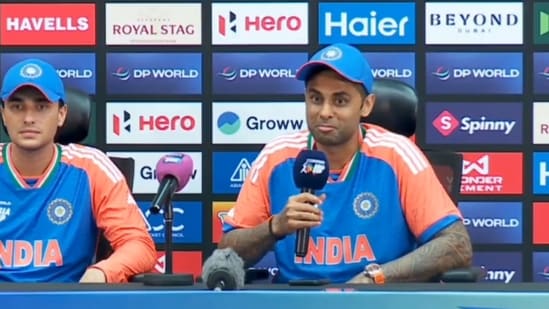 ‘Gussa ho rahe ho’: Suryakumar Yadav roasts Pakistani journalist’s ‘politics in cricket’ question, breaks into laughter.