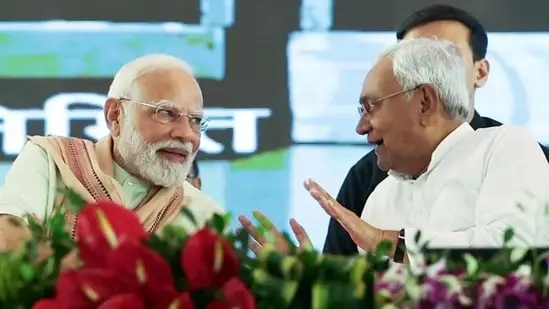 For Bihar election 2025, NDA seat-sharing announced: BJP, JDU take equal numbers as Chirag makes entry. Bihar Assembly Elections 2025, NDA seat-sharing, BJP-JDU alliance, Chirag Paswan, Nitish Kumar