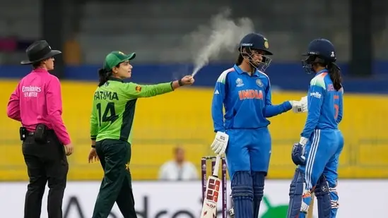 Fatima Sana’s wild ‘pest control’ act fails as bugs halt India Women’s WC clash for 15 minutes; players go off field.