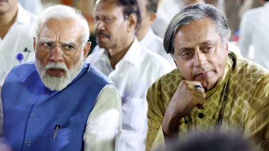 Shashi Tharoor braves cold, cough to witness PM Modi’s speech, heaps praises: ‘Glad to have…’