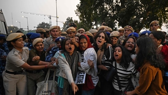 Delhi’s toxic air triggers protests at India Gate, residents demand action; some detained.