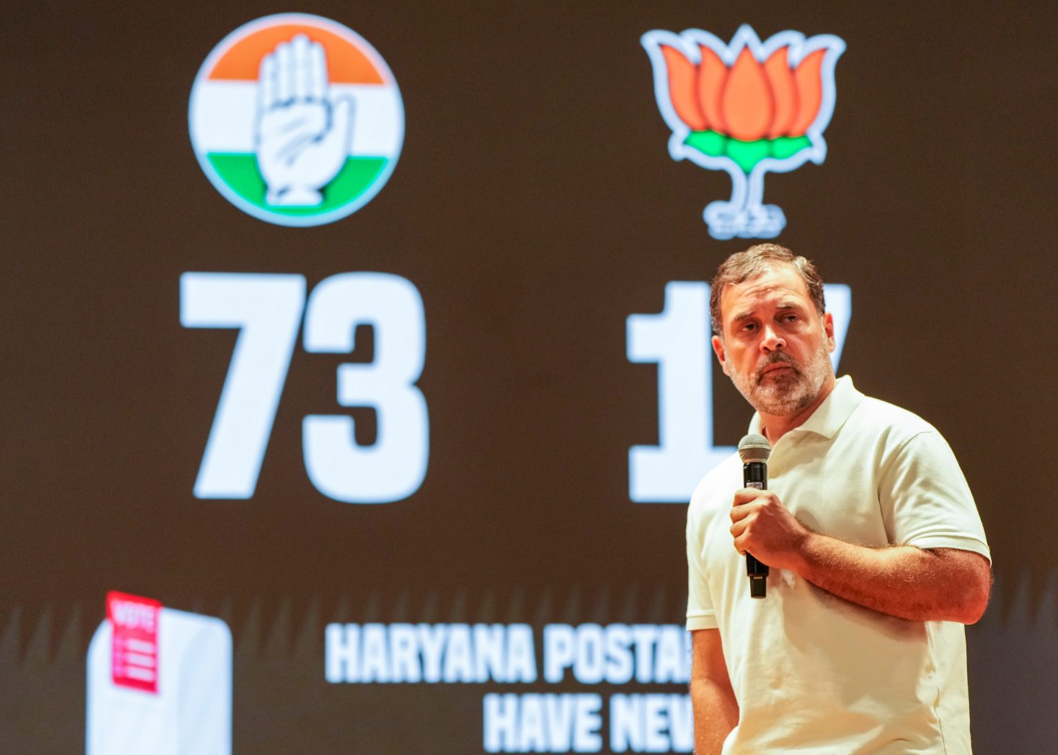 BJP blasts Rahul Gandhi’s ‘H files’ presser: ‘Italian’ woman’s vote in India, ‘atom bomb’.