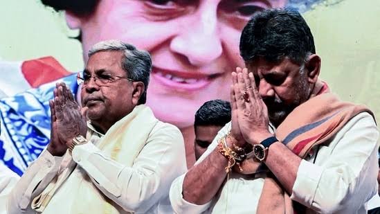Power tussle in Karnataka? Shivakumar loyalists head to Delhi amid CM post buzz.