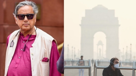 ‘Frustratingly relevant’: Shashi Tharoor shares old post about Delhi pollution.