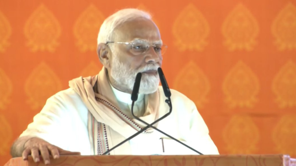 ‘SIR to ensure infiltrators are out, Cong giving them protection’: PM Modi in Assam.