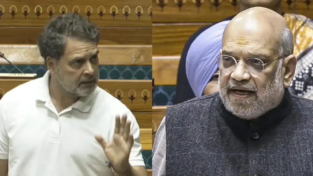 ‘I decide what to say’: Amit Shah tells Rahul Gandhi in most heated Lok Sabha exchange.